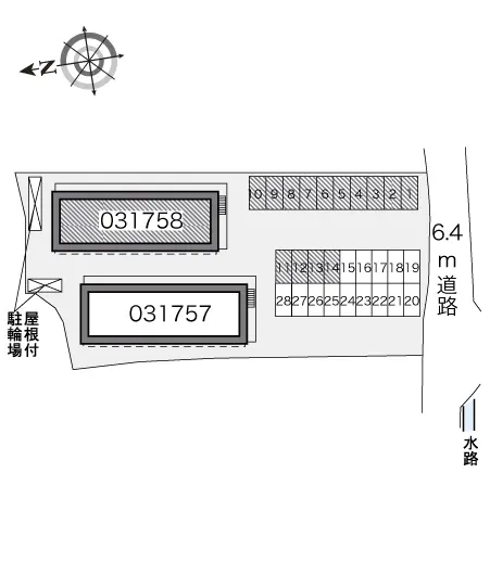 ★手数料０円★姫路市大津区平松　月極駐車場（LP）